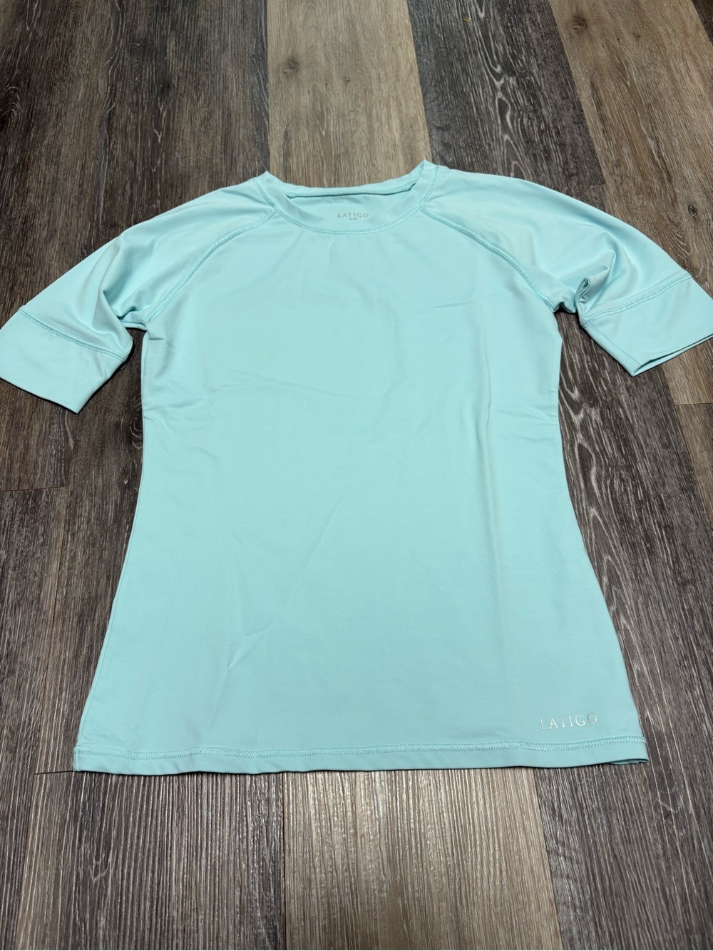 Latigo Mint Short-Sleeve Performance Tee. Sporty; Streetwear